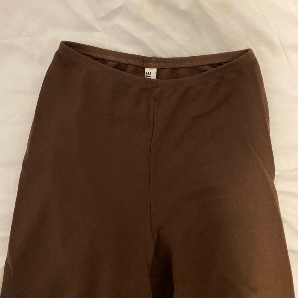 Los Angeles Apparel ponte flared leggings